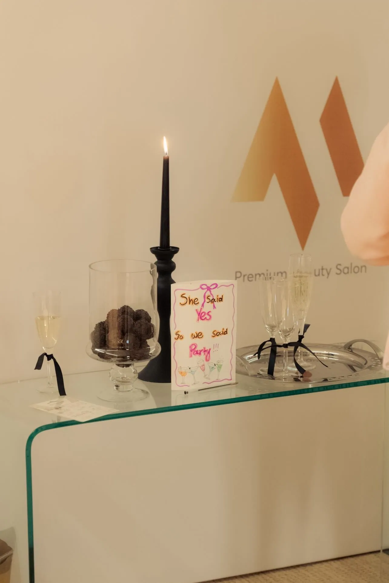 Ο χώρος του M Premium Beauty Salon στην Πάτρα
